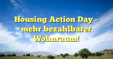 Housing Action Day – mehr bezahlbarer Wohnraum!