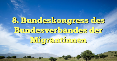 8. Bundeskongress des Bundesverbandes der Migrantinnen