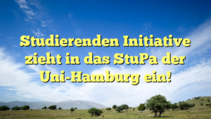 Studierenden Initiative zieht in das StuPa der Uni-Hamburg ein!