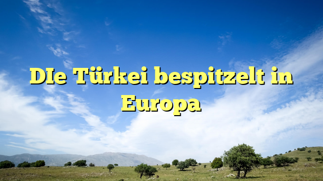 DIe Türkei bespitzelt in Europa