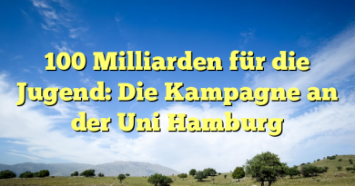 100 Milliarden für die Jugend: Die Kampagne an der Uni Hamburg