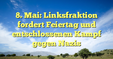 8. Mai: Linksfraktion fordert Feiertag und entschlossenen Kampf gegen Nazis